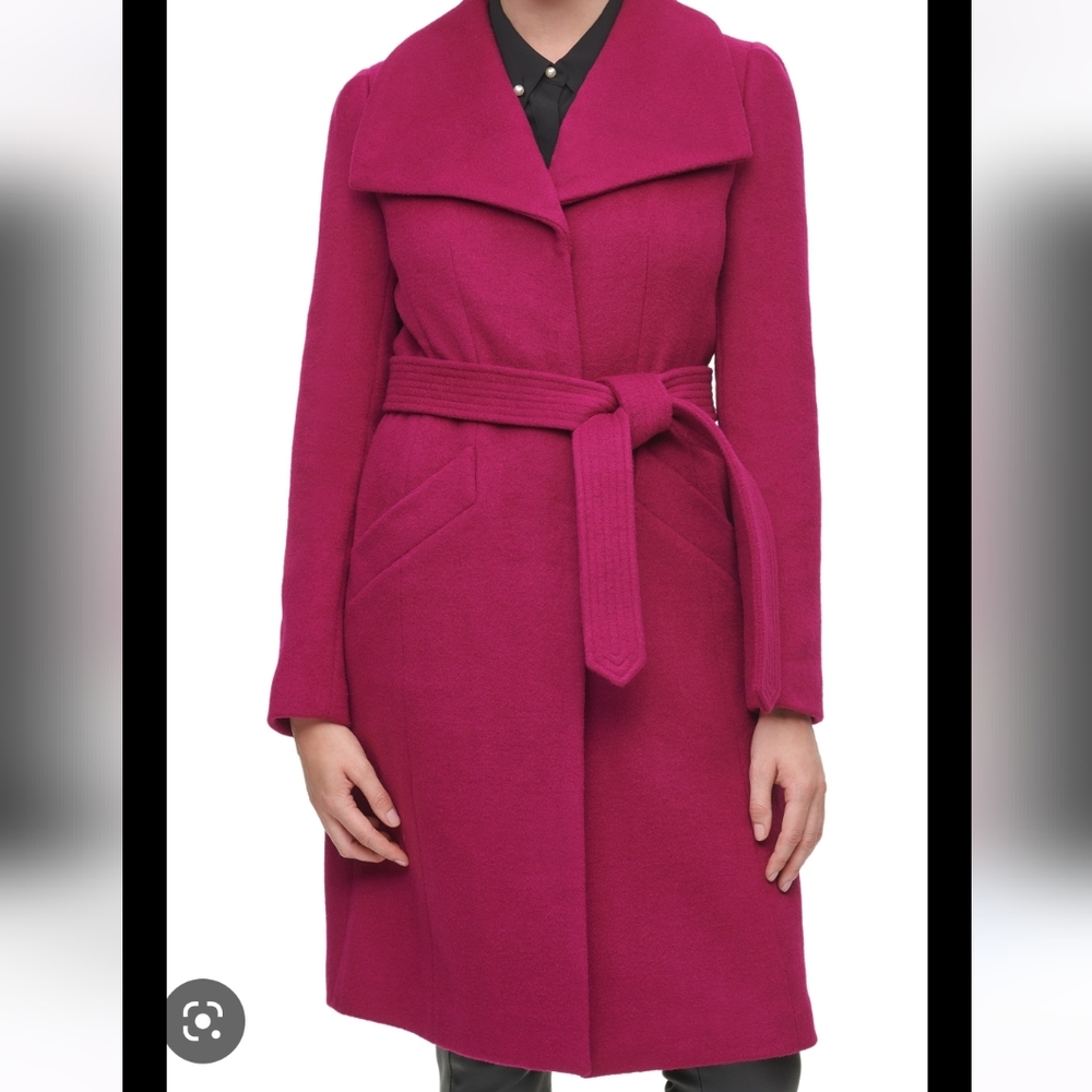 BNWT Karl Lagerfeld wool blend coat